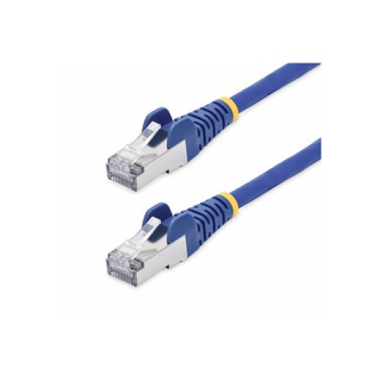 StarTech.com 2m Blue CAT8 Ethernet Cable, Snagless, S/FTP, 25G/40G - Patch kabel - RJ-45 (M) do RJ-45 (M) - 2 m - 5.6 mm - S/FTP - 50 mikronu - CAT 5/5e/6/6a/8 - IEEE 802.3bt/IEEE 802.3ba - provedení bez hrbolku, neobsahuje halogen, pasivní - modrá