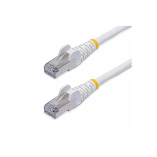 StarTech.com 5m White CAT8 Ethernet Cable, Snagless, S/FTP, 25G/40G - Patch kabel - RJ-45 (M) do RJ-45 (M) - 5 m - 5.6 mm - S/FTP - CAT 5/5e/6/6a/8 - IEEE 802.3bt/IEEE 802.3ba - neobsahuje halogen, provedení bez hrbolků - bílá