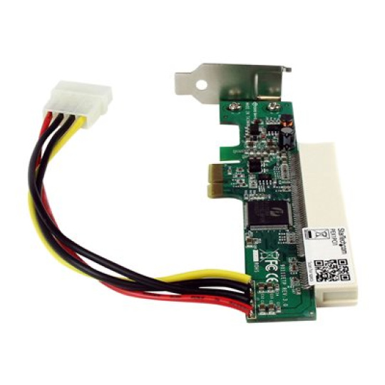 StarTech.com PCI Express to PCI Adapter Card - PCIe to PCI Converter Adapter with Low Profile / Half-Height Bracket (PEX1PCI1) - PCIe x1 to PCI slot adapter