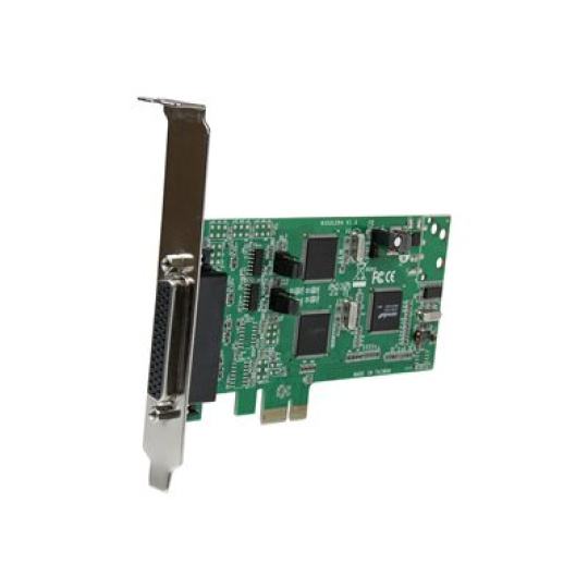 StarTech.com 4 Port PCI Express PCIe Serial Combo Card - Sériový adaptér - PCIe - RS-232, RS-422, RS-485 - 4 porty - pro P/N: BNDTB10GI, BNDTB210GSFP, BNDTB310GNDP, BNDTB410GSFP, BNDTB4M2E1, BNDTBUSB3142