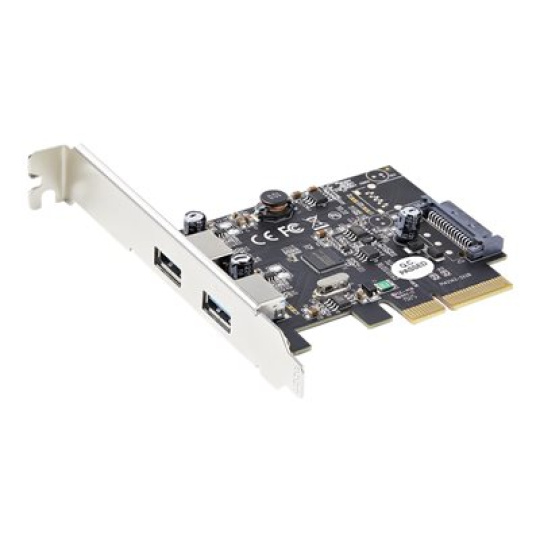 StarTech.com 2-Port USB PCIe Card 10Gbps/port - USB 3.1/3.2 Gen 2 Type-A PCI Express 3.0 x2 Host Controller Expansion Card - Windows/Linux - USB adaptér - PCIe 3.0 x4 nízký profil - USB-C 3.1 Gen 2 x 2 - kompatibilní s TAA