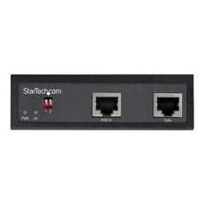 StarTech.com Industrial Gigabit PoE Splitter, 90W High Speed Power over Ethernet PoE+++ Splitter, 12-48V DC Splitter 802.3bt, LAN/RJ45 Ultra PoE to DC Adapter, -40C to +75C, High Power - Gigabit PoE Splitter (POESLT1G48V) - Separátor PoE (montovatelný na DIN kolejnici) - 90 Watt - výstupní konektory: 2