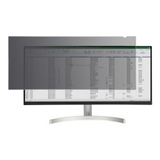 StarTech.com Monitor Privacy Screen for 34 inch Ultrawide Display, 21:9 Widescreen Computer Screen Security Filter, Blue Light Reducing (PRIVSCNMON34W) - Filtr displeje ke zvýšení soukromí - šírka 34" - pruhledná