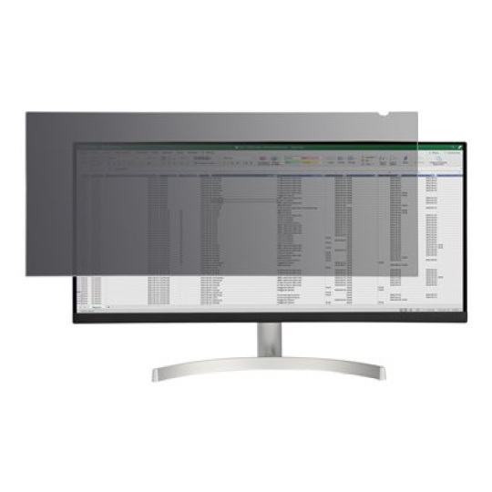 StarTech.com Monitor Privacy Screen for 34 inch Ultrawide Display, 21:9 Widescreen Computer Screen Security Filter, Blue Light Reducing (PRIVSCNMON34W) - Filtr displeje ke zvýšení soukromí - šírka 34" - pruhledná