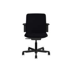 Humanscale Path - Židle - task - ergonomický - područky - ve tvaru L - sklopné provedení - otočná - FormSense Eco Knit textile - révová čerň