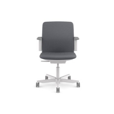 Humanscale Path - Židle - task - ergonomický - područky - ve tvaru L - sklopné provedení - otočná - FormSense Eco Knit textile - storm