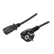 StarTech.com 2m (6ft) Computer Power Cord, 18AWG, EU Schuko to C13 Power Cord, 10A 250V, Black Replacement AC Cord, TV/Monitor Power Cable, Schuko CEE 7/7 to IEC 60320 C13 Power Cord - PC Power Supply Cable - Elektrický kabel - power IEC 60320 C13 do power CEE 7/7 (M) - 1.8 m - cerná - pro P/N: KITBXAVHDPEU, KITBXDOCKPEU