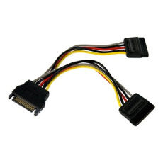 StarTech.com 6in SATA Power Y Splitter Cable Adapter - M/F - Power splitter - SATA power (M) to SATA power (F) - 6 in - PYO2SATA - Separátor k napájení - SATA napájení (M) do SATA napájení (F) - 15.2 cm - pro P/N: BRACKET125PT, BRACKET125PTP, BRACKET425F, PEXUSB311AC3, S251BU31REM, SATBP125VP
