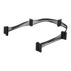StarTech.com 15.7 in (400 mm) SATA Power Splitter Adapter Cable - M/F - 4x Serial ATA Power Cable Splitter (PYO4SATA) - Separátor k napájení - SATA napájení (M) do SATA napájení (F) - 40 cm - cerná - pro P/N: BRACKET125PT, BRACKET125PTP, BRACKET425F, PEXUSB311AC3, S251BU31REM, SATBP125VP