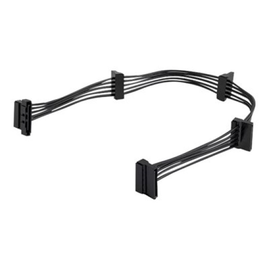 StarTech.com 15.7 in (400 mm) SATA Power Splitter Adapter Cable - M/F - 4x Serial ATA Power Cable Splitter (PYO4SATA) - Separátor k napájení - SATA napájení (M) do SATA napájení (F) - 40 cm - cerná - pro P/N: BRACKET125PT, BRACKET125PTP, BRACKET425F, PEXUSB311AC3, S251BU31REM, SATBP125VP