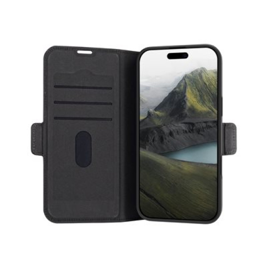 dbramante1928 Bergen Pro - Pouzdro s klopou pro mobilní telefon - bulk - plast - černá - pro Apple iPhone 16 Plus