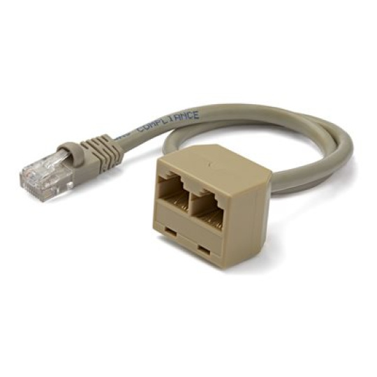 StarTech.com 2-to-1 RJ45 10/100 Mbps Splitter/Combiner - One adapter required at each end of the connection - Sítový rozdelovac - RJ-45 (M) do RJ-45 (F)