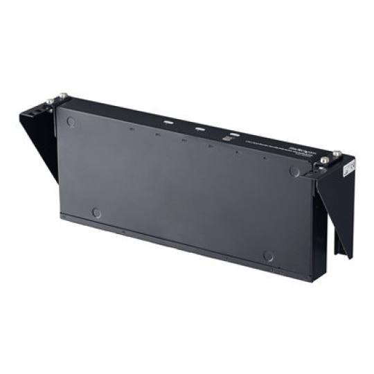 StarTech.com 2U Vertical Wall Mount Patch Panel Bracket - Steel Rack Mount Bracket w/Hardware for 19" Network, Server and Data Equipment (RK219WALLV) - Montážní držák - montáž na stenu - cerná - 2U - 19" - pro P/N: SV831DUSBUK