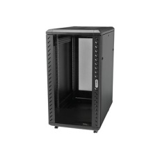 StarTech.com 25U Network Rack Cabinet on Wheels - 36in Deep - Portable 19in 4 Post Network Rack Enclosure for Data & IT Computer Equipment w/ Casters (RK2536BKF) - Rozvadec stojanový - 25U StarTech.com 25U Network Rack Cabinet on Wheels - 36in Deep - Portable 19in 4 Post Network Rack Enclosure for Data & IT Computer Equipment w/ Casters (RK2536BKF) - Rozvadec stojanový - 25U