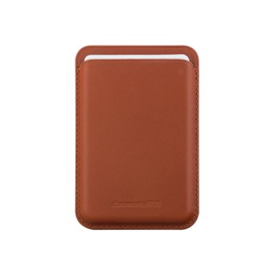dbramante1928 Roskilde CC - Brašna pro mobilní telefon / kreditní kartu - kompatibilita s MagSafe - kuže full-grain - bronz - pro Apple iPhone 12, 13, 14, 15