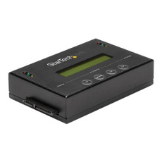 StarTech.com 1:1 Hard Drive Duplicator and Eraser for 2.5" & 3.5" SATA HDD SSD - LCD & RS-232  - 14GBpm Duplication Speed - Cloner & Wiper (SATDUP11) - Duplikátor pevného disku - 2 zásuvky (SATA-600) - pro P/N: SVA12M5NA