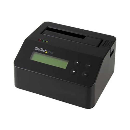 StarTech.com USB 3.0 Hard Drive Eraser Dock for 2.5" & 3.5" SATA/ IDE SSD HDD + mSATA & M.2 - Standalone Secure Erase Wiper & Sanitizer (SDOCK1EU3P) - Hard drive eraser - cerná - pro P/N: SVA12M5NA