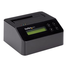 StarTech.com USB 3.0 Hard Drive Eraser Dock for 2.5" & 3.5" SATA SSD HDD + 4Kn Drive - LCD/ RS232 - Secure Erase HDD Wiper Docking Station (SDOCK1EU3P2) - Hard drive eraser - 2.5" / 3.5" - SATA 6Gb/s - cerná - pro P/N: SVA12M5NA