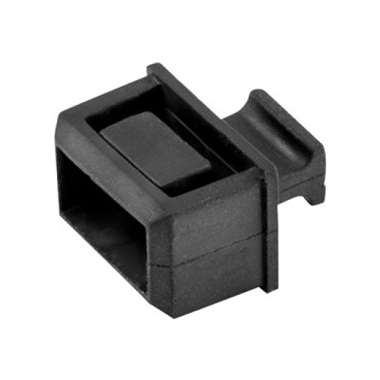 StarTech.com 10 Pack SFP Dust Cover for Open SFP/SFP+ Slot, SFP Plug, Fiber Optic Dust Caps, SFP Port Anti-Dust Cover, Network Switch Port Protector, Durable TPE Material with Pull Tab - SFP Port Dust Covers (SFPCAP10) - Krytka proti prachu - cerná (balení 10)