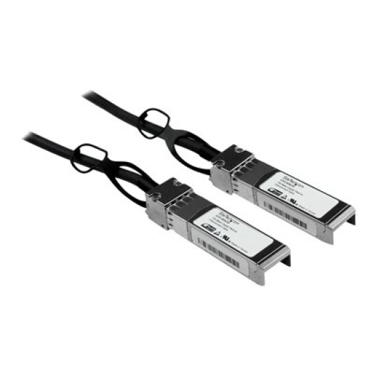 StarTech.com Cisco SFP-H10GB-CU2M Compatible 2m 10G SFP+ to SFP+ Direct Attach Cable Twinax, 10GbE SFP+ Copper DAC 10 Gbps Low Power Passive Transceiver Module DAC, Cisco Firepower ASR920 - Lifetime Warranty (SFPCMM2M) - Kabel pro prímé pripojení - SFP+ do SFP+ - 2 m - diaxiální - pro P/N: ET10GSFP, PEX10000SFPI, PEX10GSFP4I, PEX20000SFPI