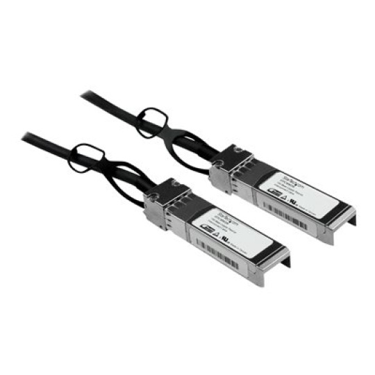StarTech.com Cisco SFP-H10GB-CU3M Compatible 3m 10G SFP+ to SFP+ Direct Attach Cable Twinax, 10GbE SFP+ Copper DAC 10 Gbps Low Power Passive Transceiver Module DAC, Cisco Firepower, ASR920 - Lifetime Warranty (SFPCMM3M) - Kabel pro prímé pripojení - SFP+ do SFP+ - 3 m - diaxiální - pro P/N: ET10GSFP, PEX10000SFPI, PEX10GSFP, PEX10GSFP4I, PEX20000SFPI