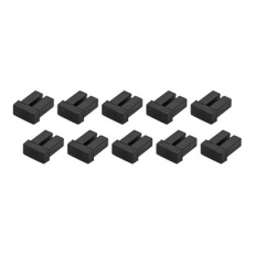 StarTech.com LC SFP Dust Covers 10pk - Fiber Optic Dust Caps - SFP Port Dust Covers (SFPLCCAP10) - Krytka proti prachu - cerná (balení 10)