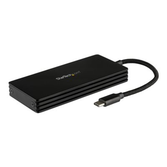 StarTech.com M.2 SSD Enclosure for M.2 SATA Drives - USB 3.1 - USB-C - Kryt úložište - M.2 - M.2 Card - USB 3.1 (Gen 2) - cerná - pro P/N: PEXUSB321C