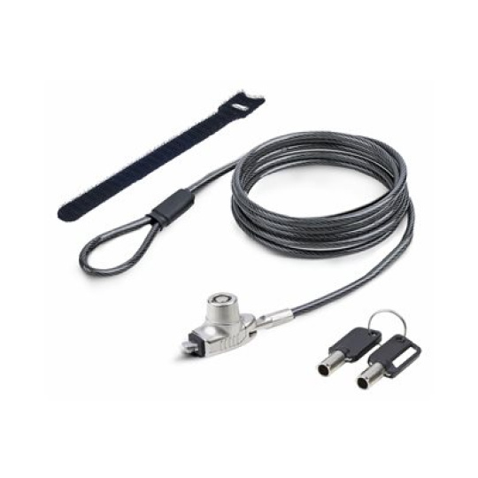 StarTech.com Slim Lock Noble Wedge Slot Compatible, 6.6ft Locking Cable - Bezpecnostní kabelový zámek - anti-theft - 2 m - kompatibilní s TAA