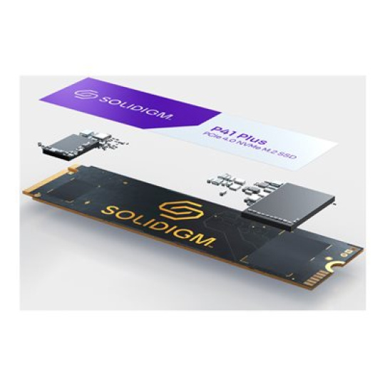 Solidigm P41 Plus Series - SSD - 512 GB - interní - M.2 2280 - PCIe 4.0 x4 (NVMe)