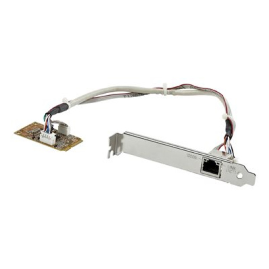 StarTech.com Mini PCIe Card - 10/100/1000Mbps RJ45 Port - IEEE 802.3 - Jumbo Frame - Network Card (ST1000SMPEX) - Sítový adaptér - PCIe Mini Card - Gigabit Ethernet