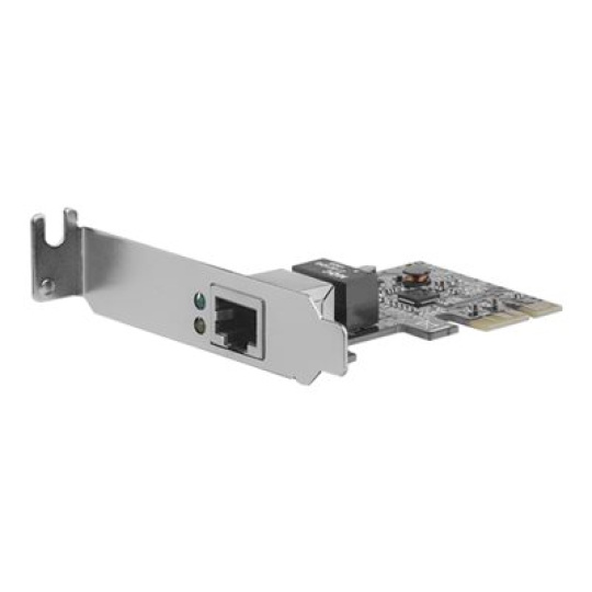 StarTech.com 1 Port PCIe Network Card - Low Profile - RJ45 Port - Realtek RTL8111H Chipset - Ethernet Network Card - NIC Server Adapter Network Card (ST1000SPEX2L) - Sítový adaptér - PCIe nízký profil - Gigabit Ethernet x 1