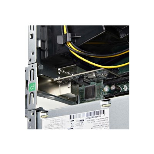StarTech.com 1-Port Gigabit PCIe Network Adapter Card, TAA Compliant - Sítový adaptér - PCIe nízký profil - Gigabit Ethernet x 1 - cerná - kompatibilní s TAA