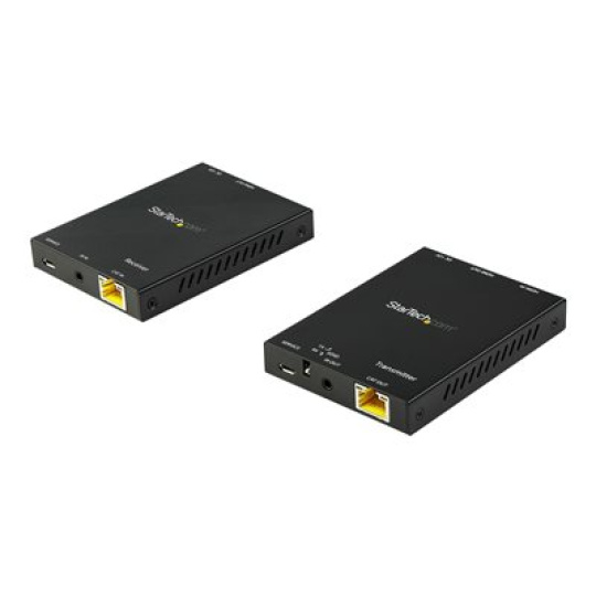 StarTech.com HDMI over CAT6 Extender Kit - 4K 60Hz - HDMI Balun Kit - Signal up to 165 ft / 50m - HDR - 4:4:4 - 7.1 Audio Support (ST121HD20V) - Video/audio nástavec - HDMI - pres CAT 6 - až 50 m