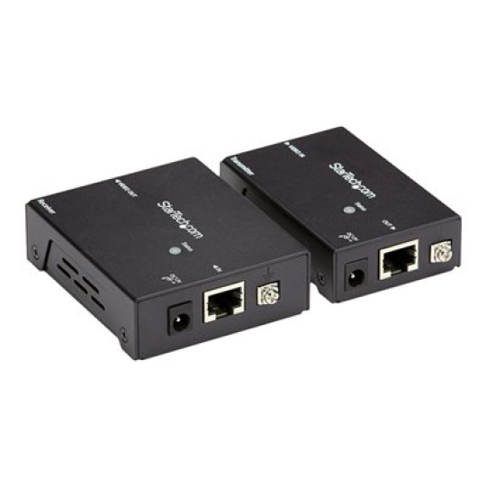 StarTech.com HDMI over CAT5e / CAT6 Ethernet Extender with HDBaseT - 4K@115ft, 1080p@230ft - HDMI Video Transmitter and Receiver Kit w/ POC (ST121HDBTE) - Video/audio nástavec - pres CAT 5e/6 - až 70 m - pro P/N: ST121HDBTRP, ST124HD4K, SVA12M2NEUA, SVA12M5NA