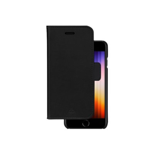 dbramante1928 Stockholm - Pouzdro s klopou pro mobilní telefon - polyuretan (PU), plast - cerná - pro Apple iPhone 7, 8, SE (2nd generation), SE (3rd generation)