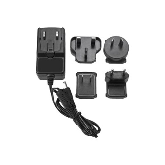 StarTech.com DC Power Adapter - 12V, 2A - Universal Replacement Power Adapter (NA, EU, UK, AU) (SVA12M2NEUA) - Sítový adaptér - AC 100-240 V - pro P/N: RKPNLLT, S351BMU33ET, S351BMU33ETG, SV431DL2DU3A, SV431DPDDUA2, SV431DPUA2