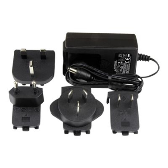 StarTech.com Universal Replacement Power Adapter - DC 5 Volts, 3 Amps Power Adapter (SVA5M3NEUA) - Sítový adaptér - AC 100-240 V - pro P/N: HD2VID2, ST121HD20FXA, ST121HD20L, ST121WHDLR, USB2G4LEXT2NA, VID2HDCON2, VID2VGATV3