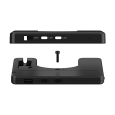 Humanscale M/Connect 3 MPower Hub - Dokovací stanice - USB-C - DP - 1GbE - s Retrofit Mount - Evropa