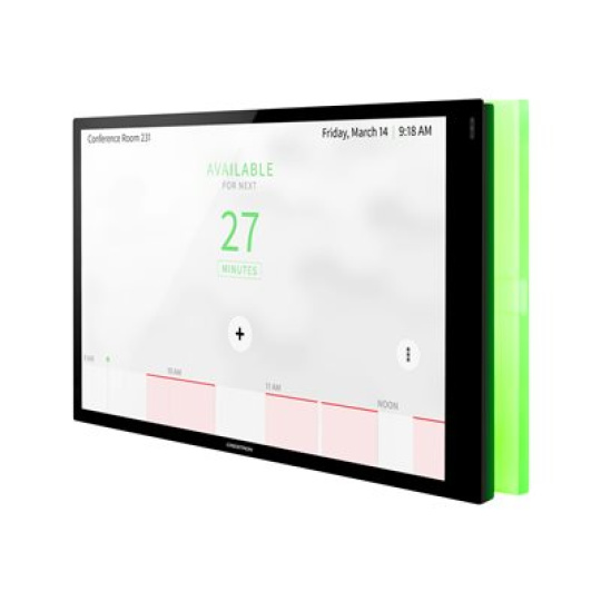Crestron TSW-1070-LB-B-S - Svetelná lišta pro dostupnost zasedací místnosti - hladká cerná