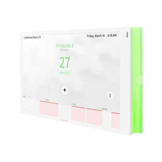 Crestron TSW-1070-LB-W-S - Svetelná lišta pro dostupnost zasedací místnosti - kabelové - USB 2.0 - smooth white