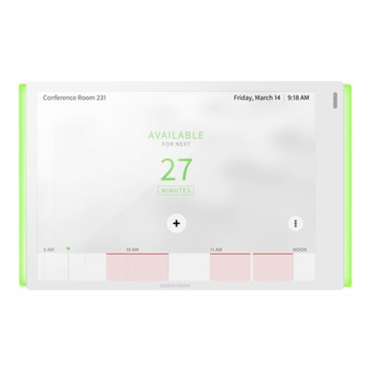 Crestron TSW-770-LB-W-S - Svetelná lišta pro dostupnost zasedací místnosti - smooth white