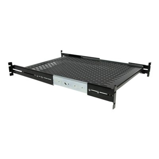 StarTech.com Server Rack Shelf - 2U - 20 to 30in Adjustable Mounting Depth - Vented - Server Rack Cabinet Shelf - 24in Deep - Police skríne - 1U - 19" - pro P/N: RK1233BKM, RK2433BKM, RK2537BKM, RK3236BKF, RK4236BKB, RK4242BK24, RK4242BK30