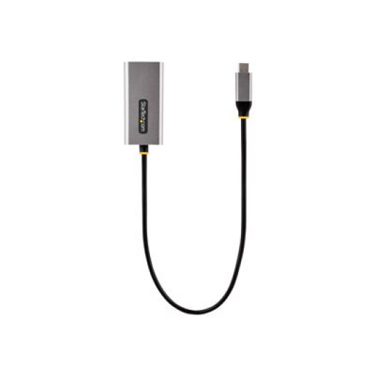 StarTech.com USB-C to Ethernet Adapter, 10/100/1000 Mbps, Gigabit Network Adapter w/ ASIX AX88179A Chip, 1ft/30cm Cable, USB Type C to RJ45 Ethernet Dongle, USB C to LAN Adapter, Windows/macOS/Linux/ChromeOS (US1GC30B2) - Sítový adaptér - USB-C - Gigabit Ethernet x 1 - šedá