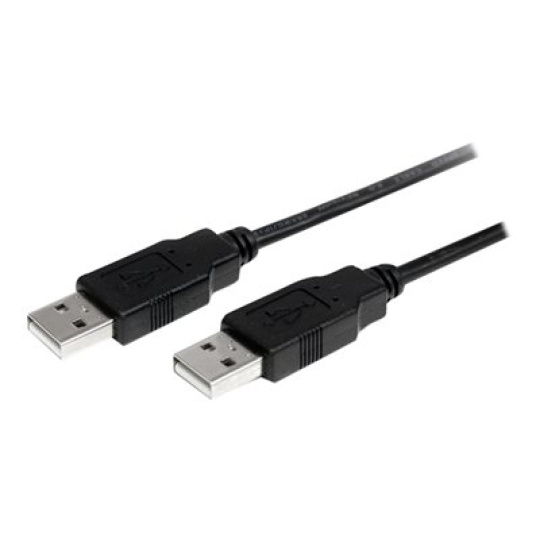 StarTech.com 2m USB 2.0 A to A Cable - M/M - 2m USB 2.0 aa Cable - USB a male to a male Cable (USB2AA2M) - Kabel USB - USB (M) do USB (M) - USB 2.0 - 2 m - cerná - pro P/N: SV231HDMIUA