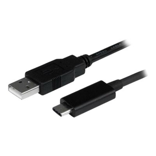 StarTech.com 0.5m USB C to USB A Cable - M/M - USB 2.0 - USB-C Charger Cable - USB 2.0 Type C to Type A Cable - USB A to C (USB2AC50CM) - Kabel USB - USB (M) do 24 pin USB-C (M) - USB 2.0 - 50 cm - černá - pro P/N: DKT30CVAGPD