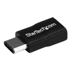 StarTech.com USB C to USB Micro B - USB Type C to USB M / F - USB 2.0 - USB C Connector - USB-C to USB Micro B Adapter (USB2CUBADP) - USB adaptér - 24 pin USB-C (M) do Micro USB typ B (F) - USB 2.0 - cerná