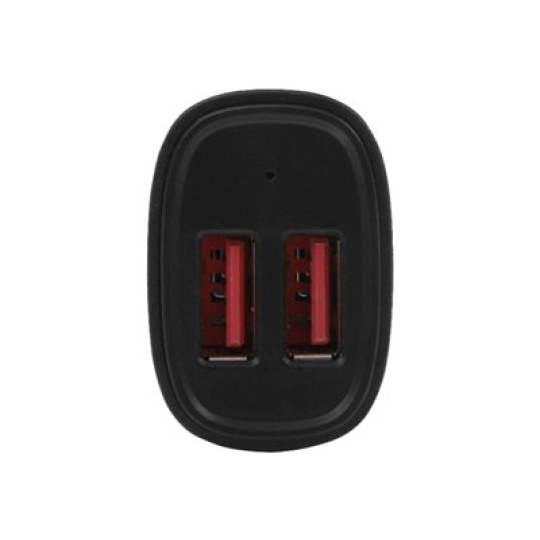 StarTech.com Dual Port USB Car Charger - High Power 24W/4.8A - Black - 2-Port USB Car Charger - Charge two tablets at once (USB2PCARBKS) - Napájecí adaptér do auta - 24 Watt - 4.8 A - 2 výstupní konektory (USB) - cerná - pro P/N: USBLT1MW, USBLT1MWS, USBLT2MBR, USBLT2MW, USBLT30CMW, USBLTM1MBK, USBLTM1MWH