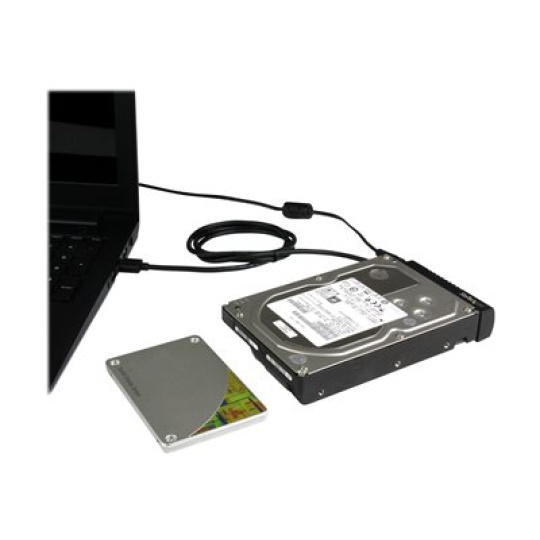 StarTech.com USB to SATA Adapter Cable - 2.5in and 3.5in Drives - USB 3.1 - 10Gbps - External Hard Drive Cable - Hard Drive Adapter Cable (USB312SAT3) - Radic úložište - 2.5", 3.5" - SATA 6Gb/s - USB 3.1 (Gen 2) - cerná