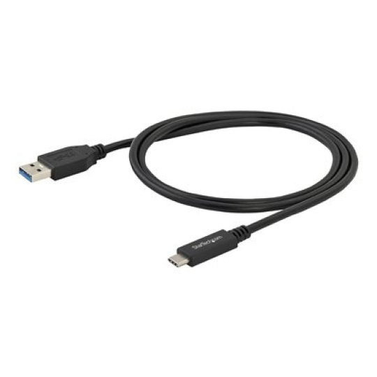 StarTech.com USB to USB C Cable - 1m / 3 ft - 5Gbps - USB A to USB C - USB Type C - USB Cable Male to Male - USB C to USB (USB315AC1M) - Kabel USB - USB (M) do 24 pin USB-C (M) - USB 3.0 - 1 m - cerná - pro P/N: HB30A3A1CST, HB30C3A1CST, HB30C5A2CSC, HB30C5A2CST, HBS304A24A, MST30C2HDPPD