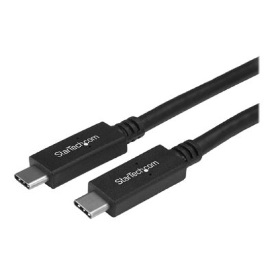 StarTech.com USB 3.1 Type C Cable - 6 ft / 2m - with Power Delivery (USB PD) - Power Pass Through Charging - USB Charger (USB315CC2M) - USB kabel - 24 pin USB-C (M) do 24 pin USB-C (M) - USB 3.1 - 3 A - 2 m - cerná - pro P/N: DKT30CHPD3, DKT30CHVSDPD, KITBXDOCKPEU, KITBXDOCKPNA, KITBXDOCKPUK, SV221HUC4K